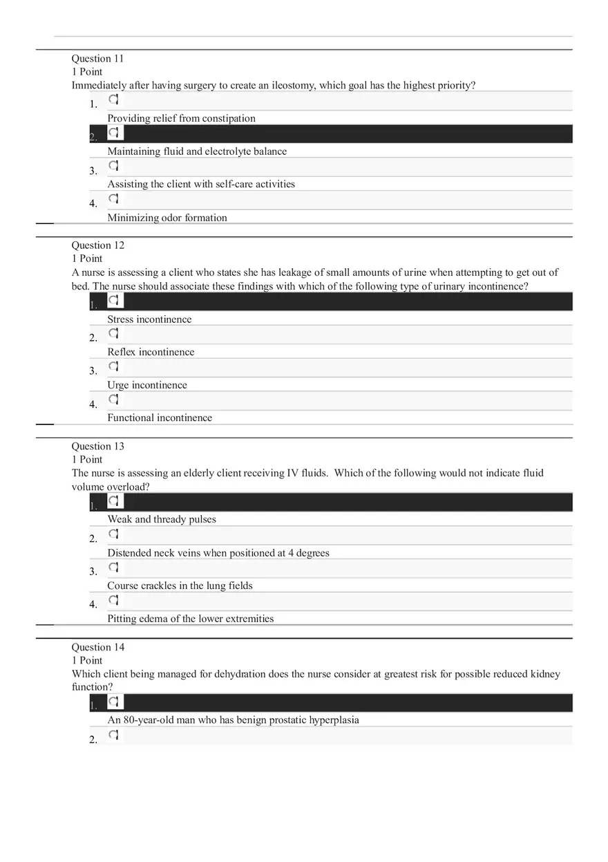 Professional Nursing Exam 1 - Page 9