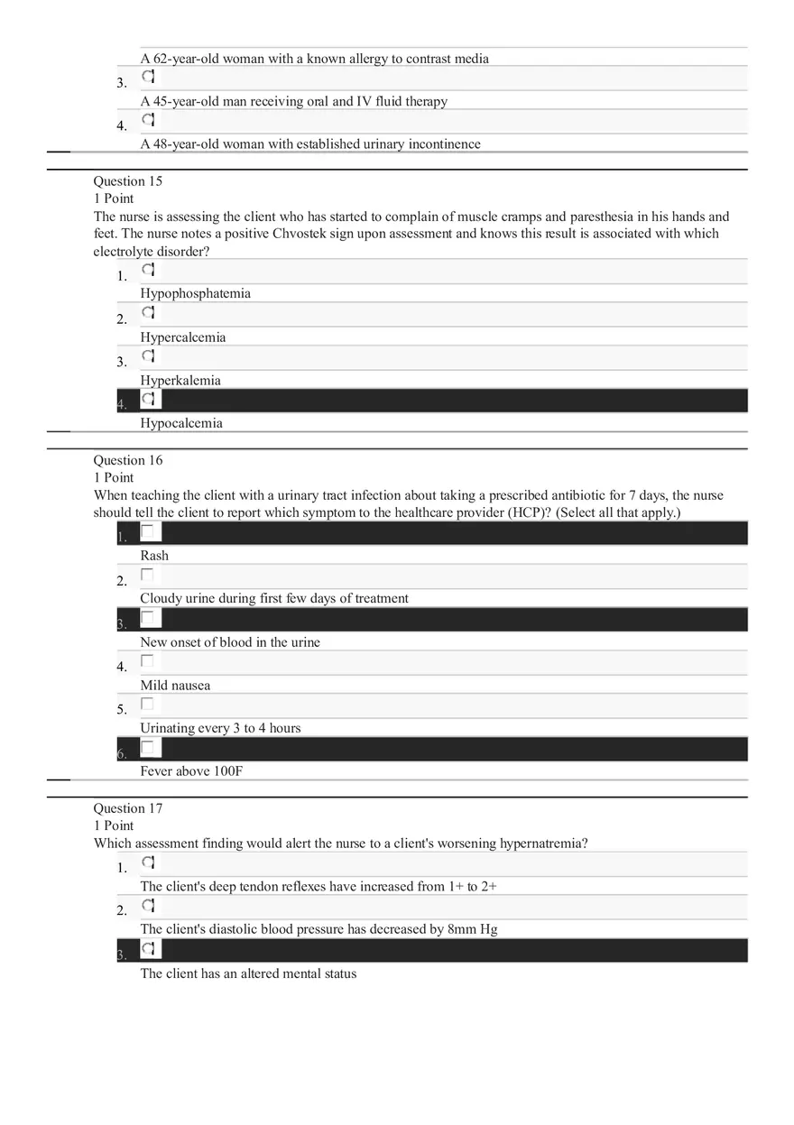 Professional Nursing Exam 1 - Page 10