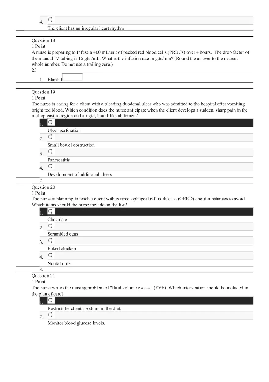Professional Nursing Exam 1 - Page 11
