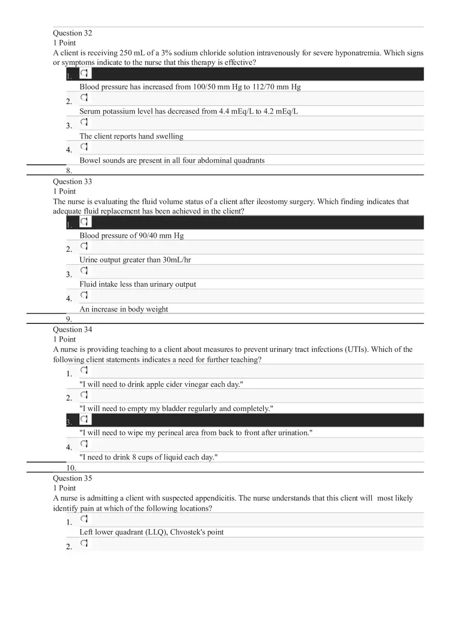 Professional Nursing Exam 1 - Page 15