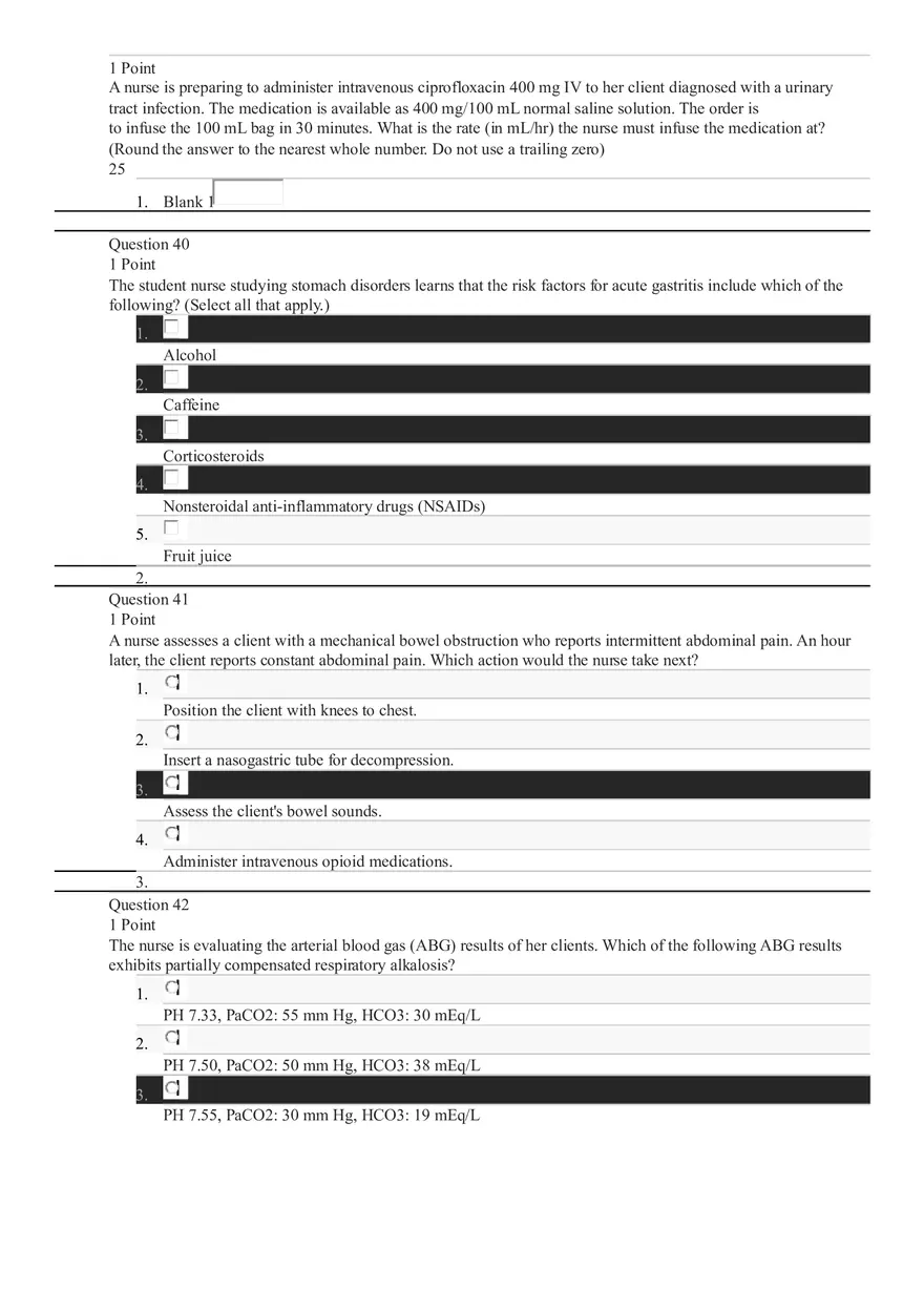 Professional Nursing Exam 1 - Page 4