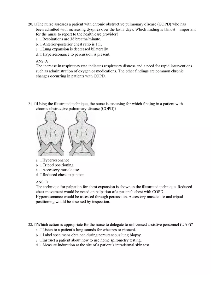 Nursing Assessment Respiratory System Notes - Page 8