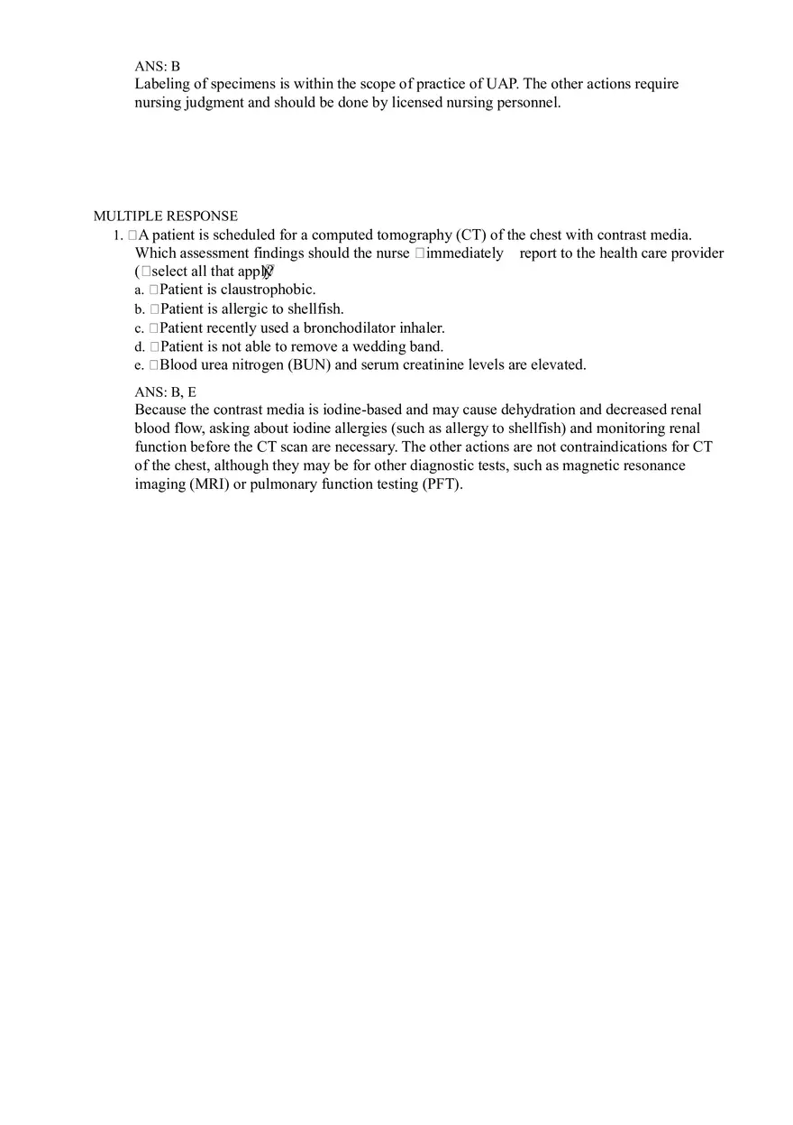 Nursing Assessment Respiratory System Notes - Page 9