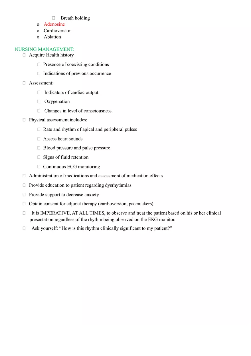 Assessment of Cardiovascular Function Part 2 - Page 3