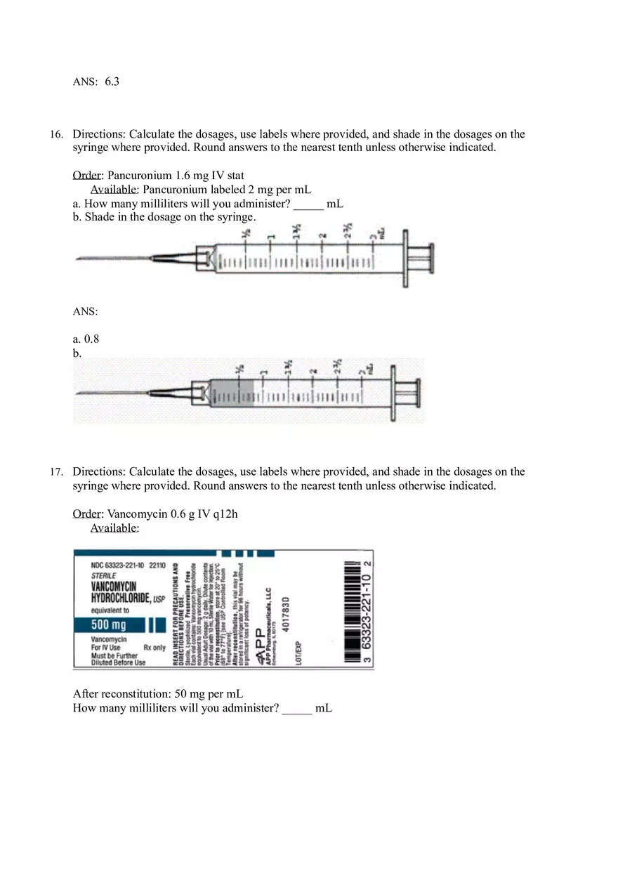 Math for Nursing (Parenteral Medications) - Page 8