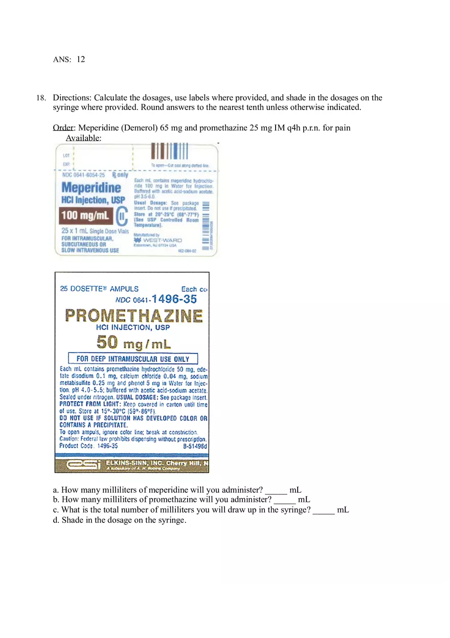 Math for Nursing (Parenteral Medications) - Page 9