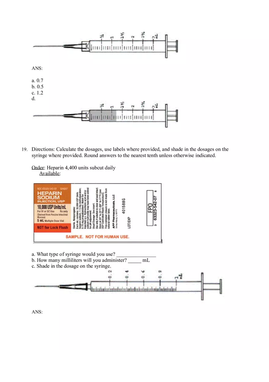 Math for Nursing (Parenteral Medications) - Page 10
