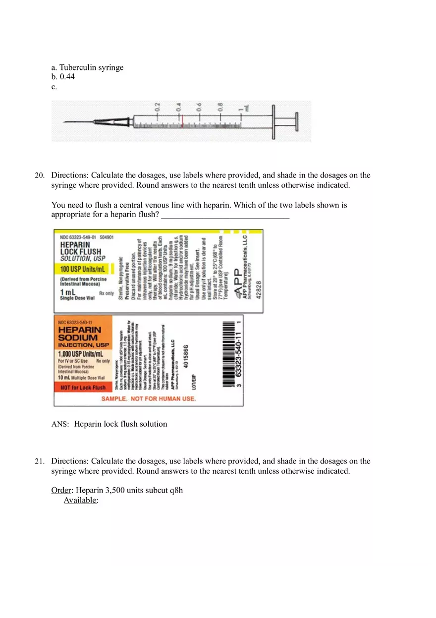 Math for Nursing (Parenteral Medications) - Page 11