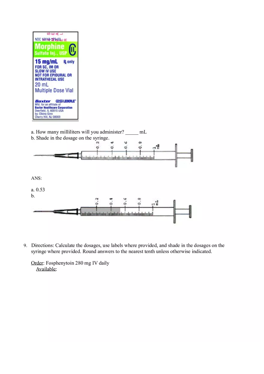 Math for Nursing (Parenteral Medications) - Page 3