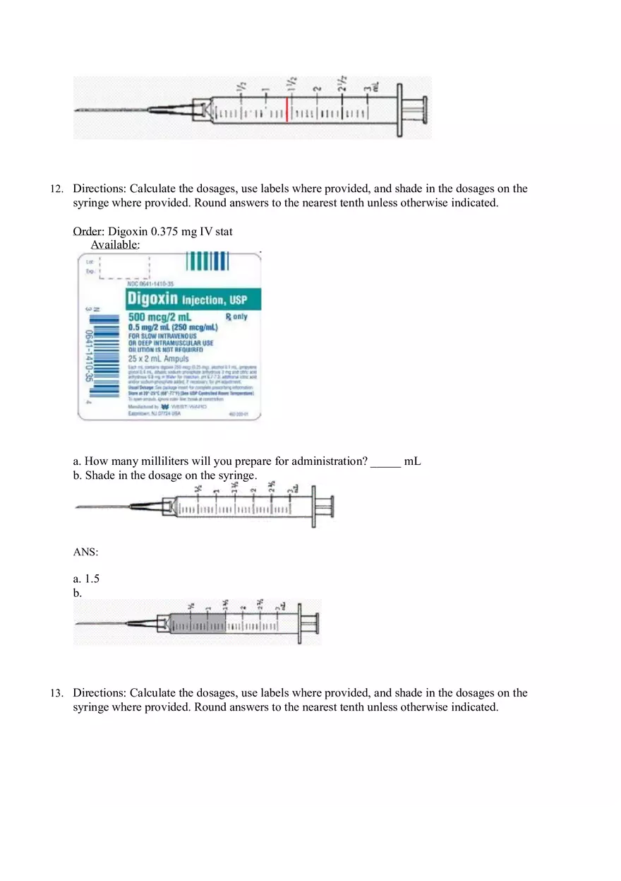 Math for Nursing (Parenteral Medications) - Page 6