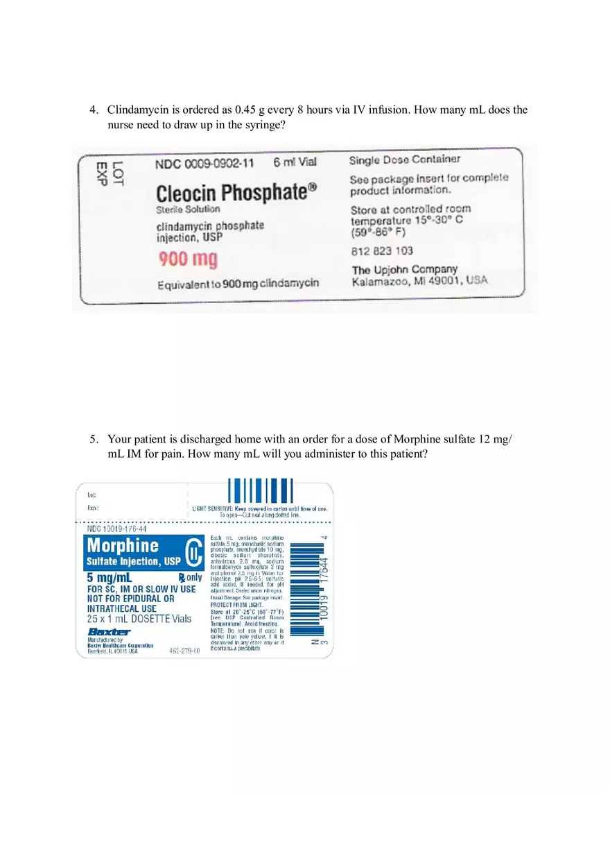 Medication Safety Administration - Practice Questions - Page 3
