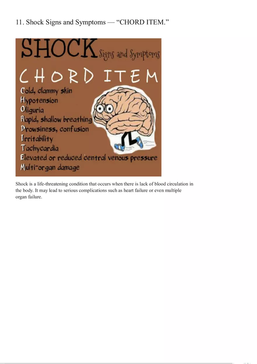 Must Have Nursing Mnemonics Part 2 - Page 1
