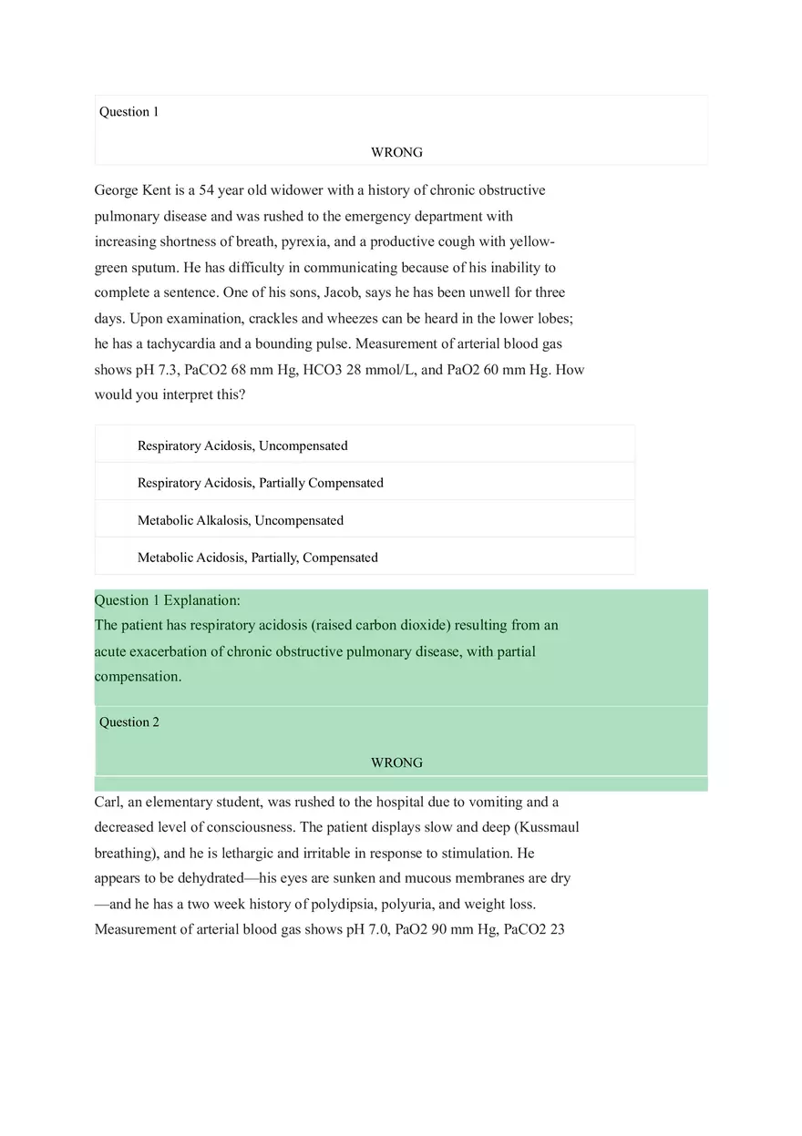 Acid Base Balance Practice - Page 10