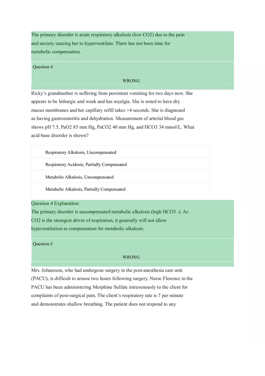 Acid Base Balance Practice - Page 12
