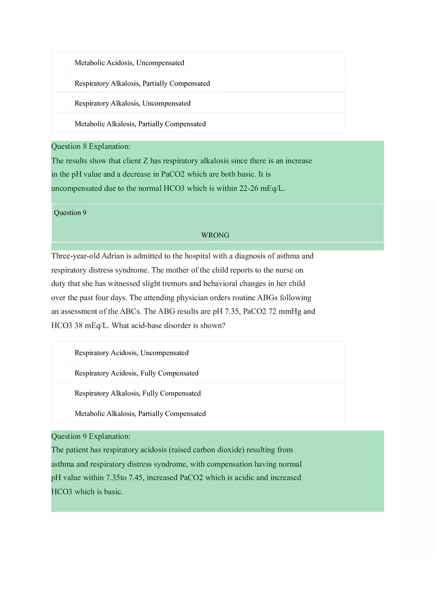 Acid Base Balance Practice - Page 4