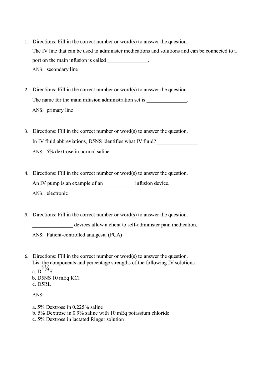 Math for Nursing (Heparin Calculations) - Page 1