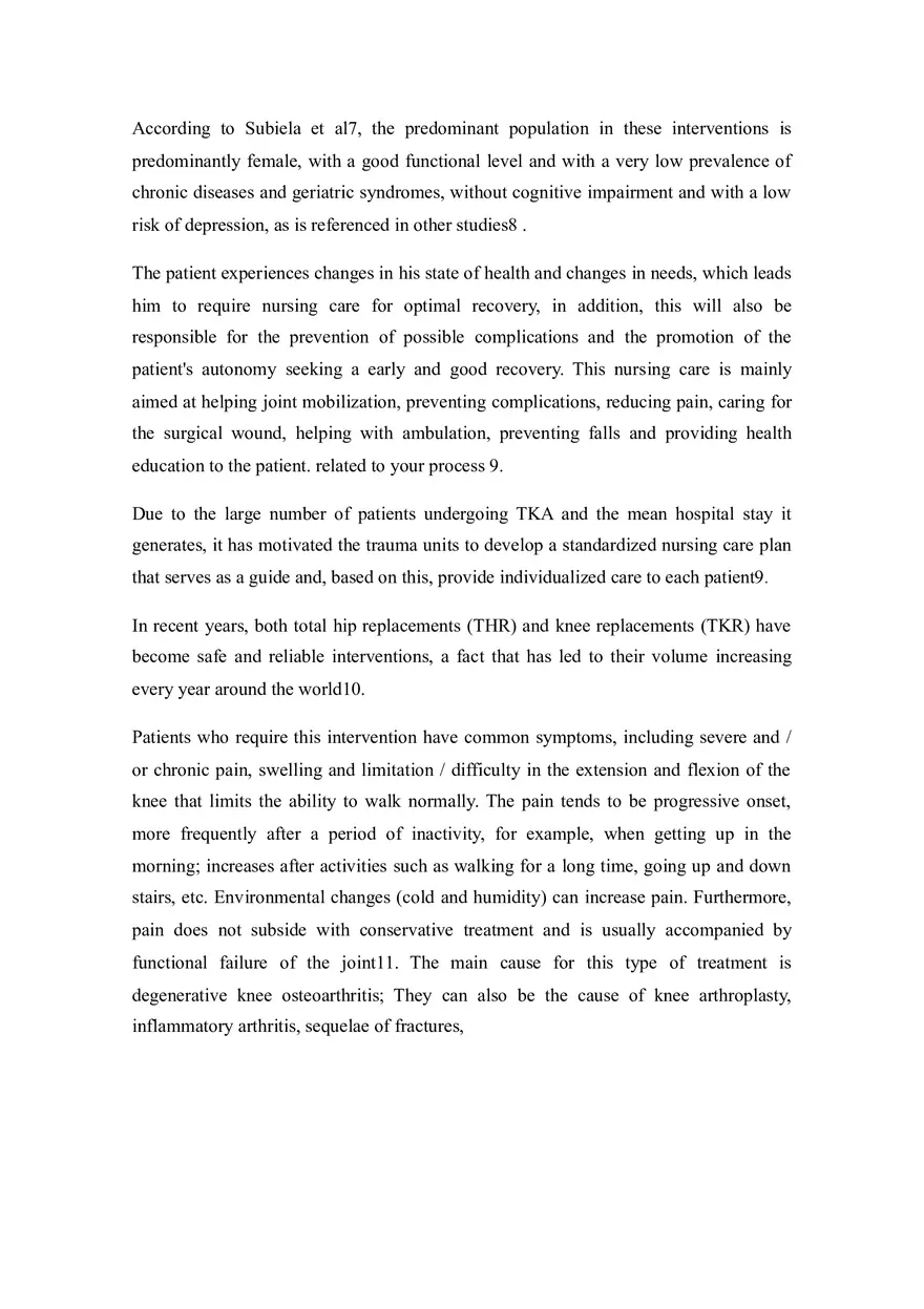 Care Plan for the Patient Undergoing Knee Arthroplasty - Page 11