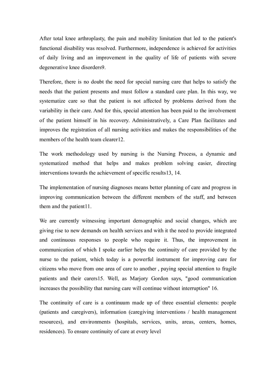 Care Plan for the Patient Undergoing Knee Arthroplasty - Page 12