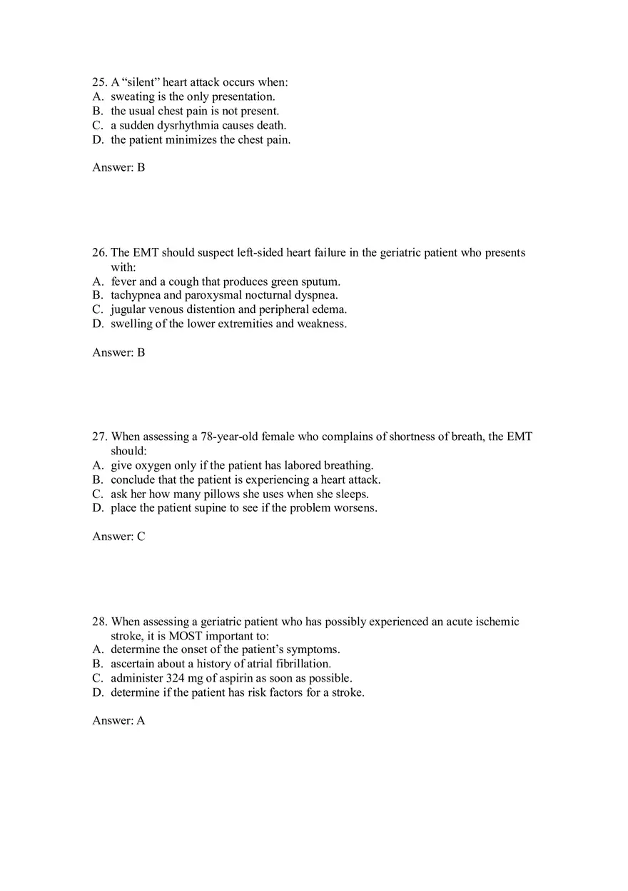 Effective Communication and Assessment Strategies for Elderly Patients 1-35 Answers - Page 8