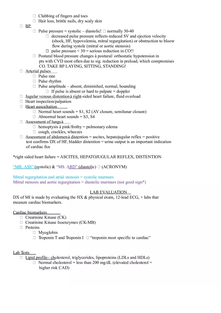 Assessment of Cardiovascular Function Part 1 - Page 5