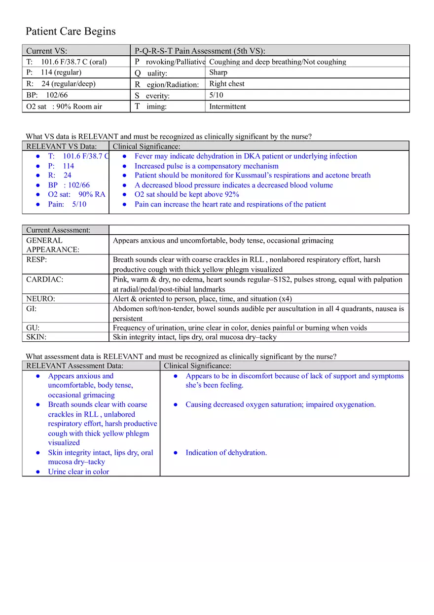 Diabetic Ketoacidosis (DKA) Case Study - Page 8