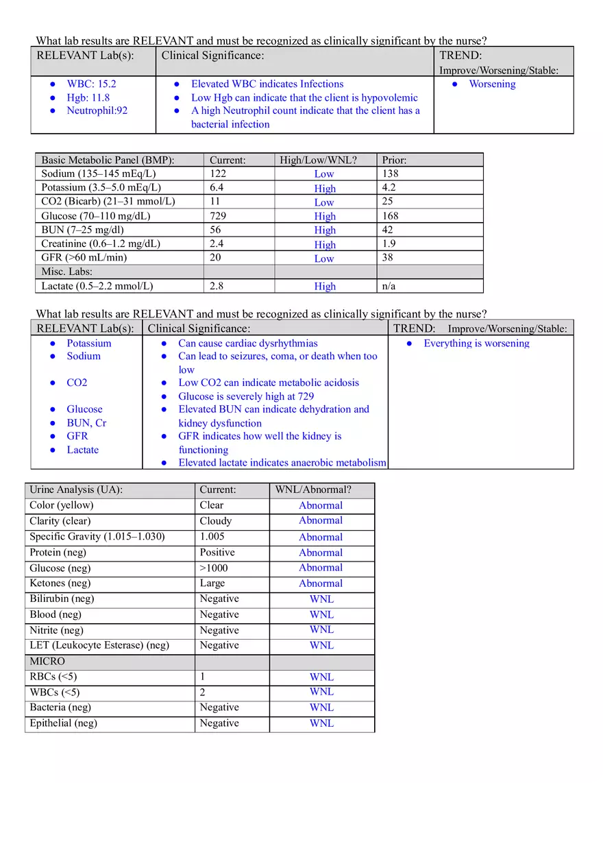 Diabetic Ketoacidosis (DKA) Case Study - Page 10