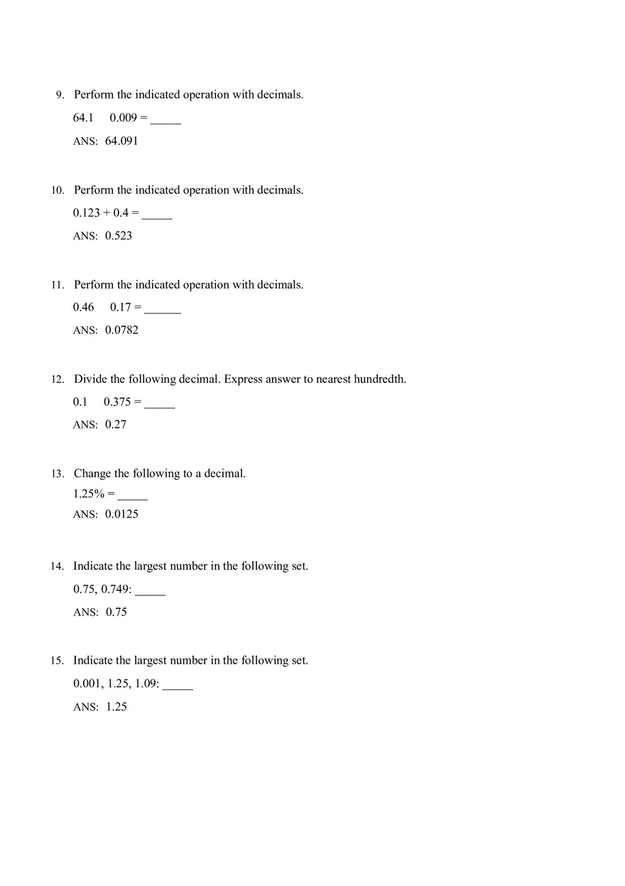 Math for Nursing (Roman Numerals) - Page 10