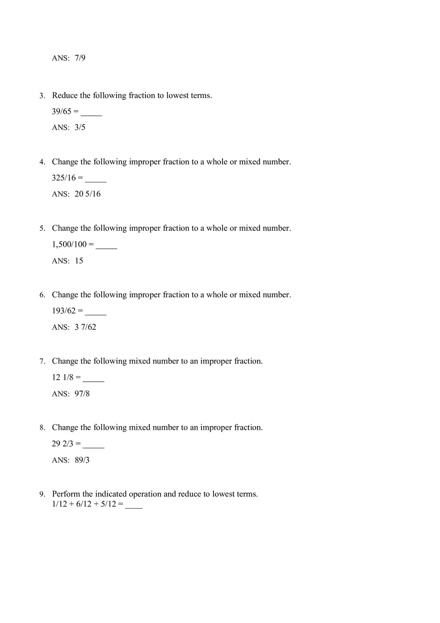Math for Nursing (Roman Numerals) - Page 3