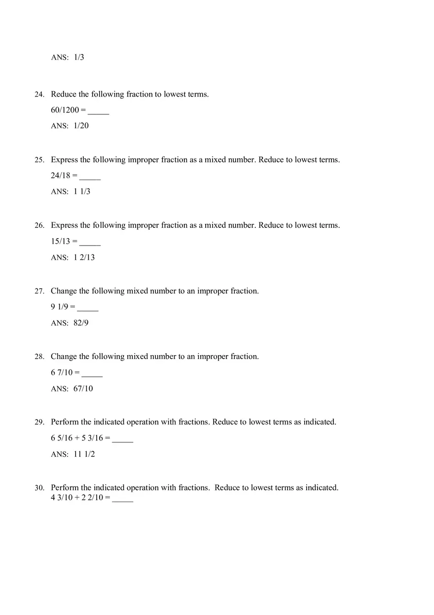 Math for Nursing (Roman Numerals) - Page 6