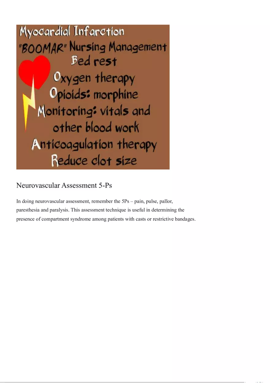 Must Have Nursing Mnemonics Part 4 - Page 7