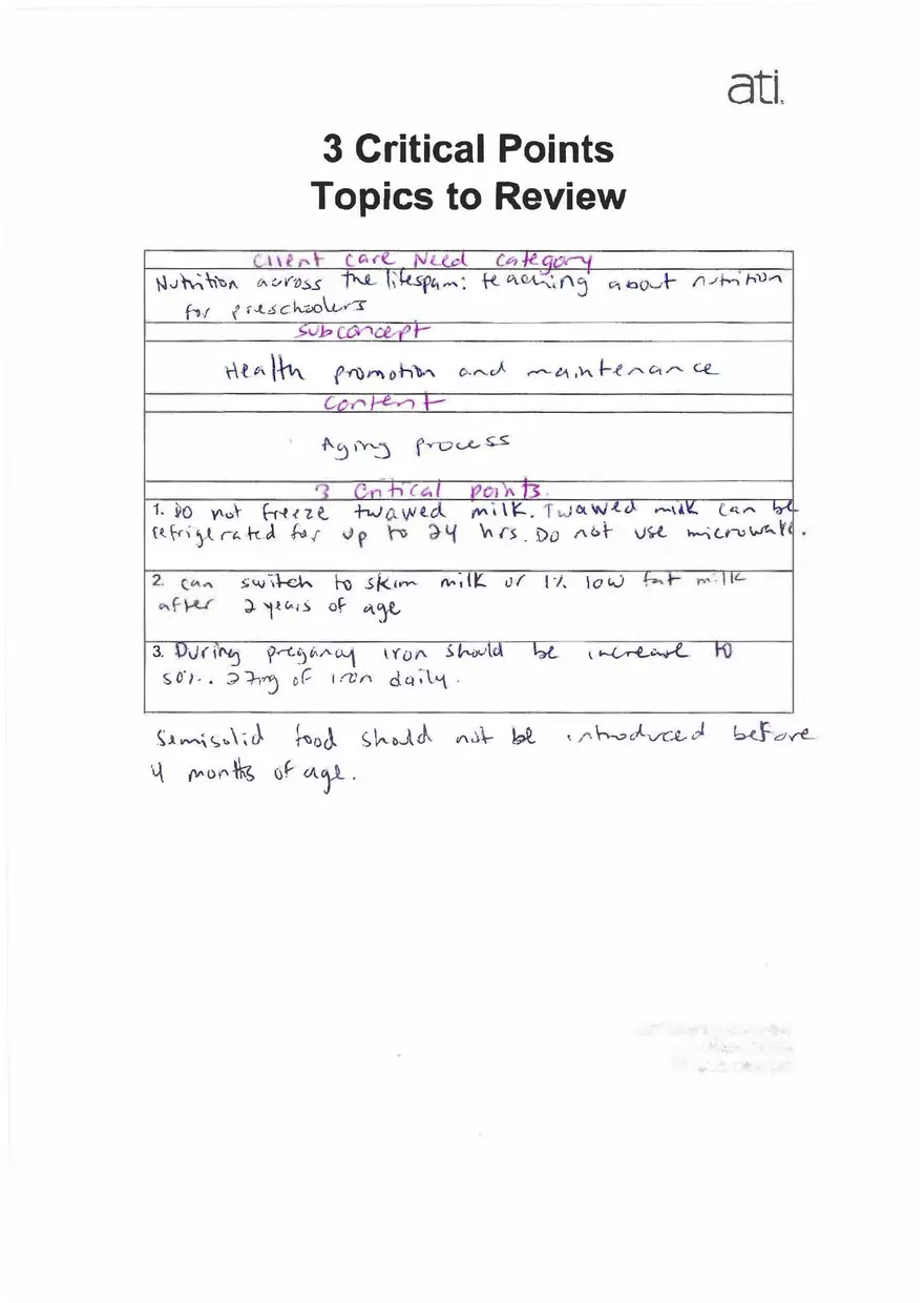 Maternity Nursing Care 3 Critical Points from ATI - Page 4