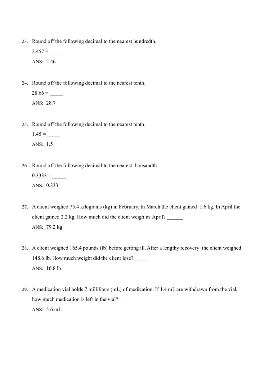 Math for Nursing (Ratio and Proportion) - Page 2