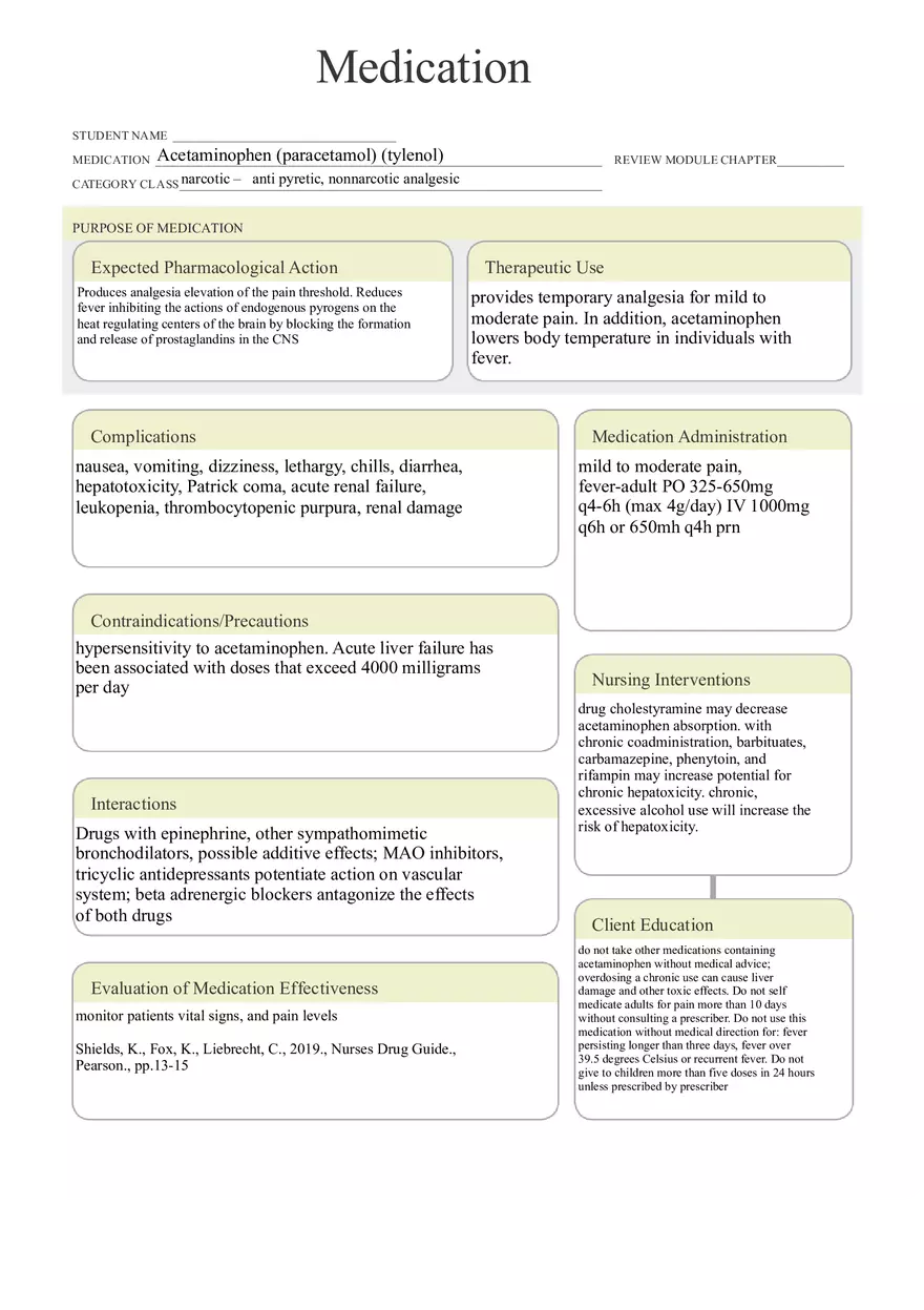 Acetaminophen - Page 1