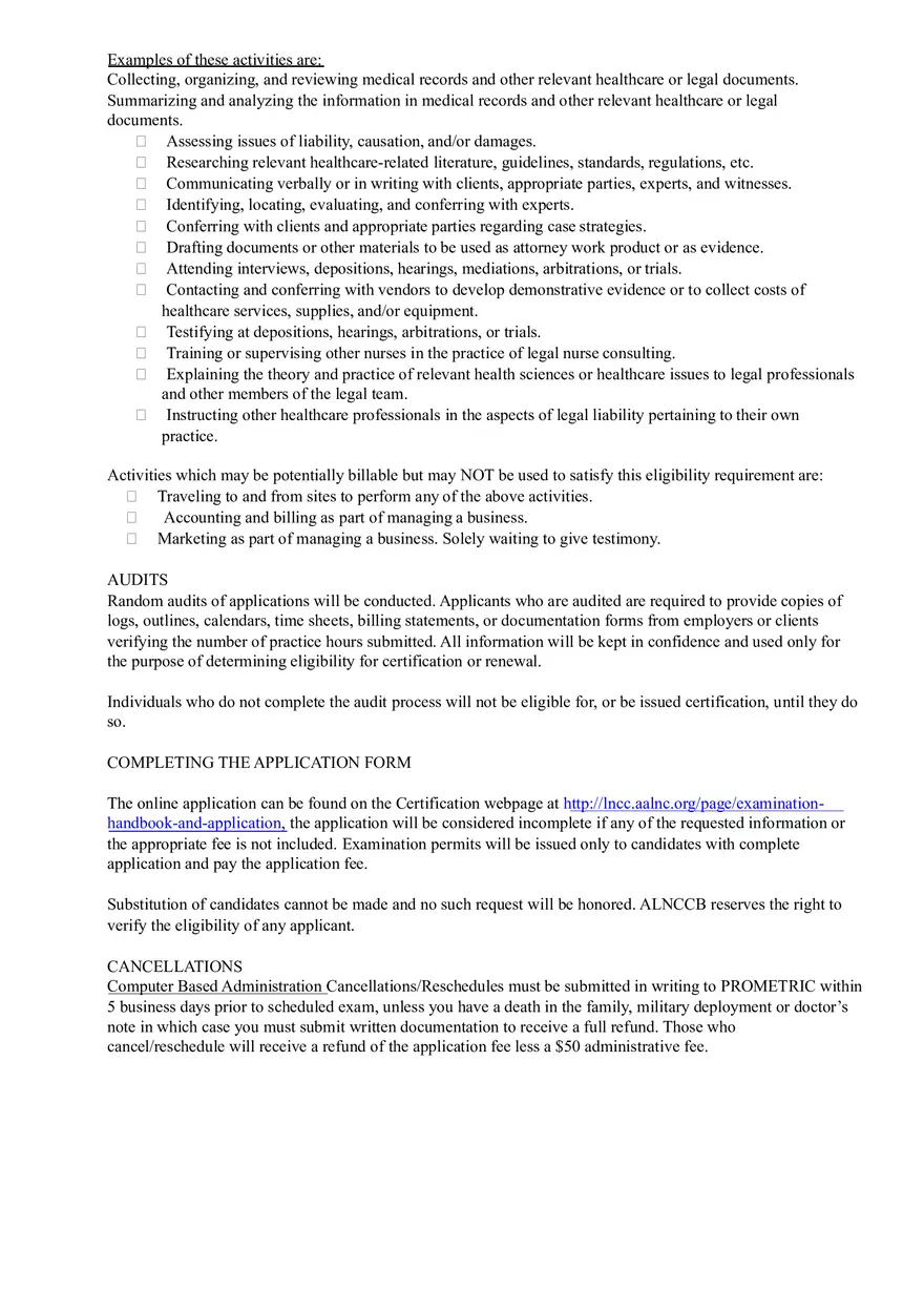 About the American Legal Nurse Consultant Certification Board - Page 3