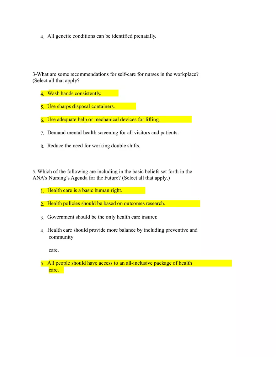 Nursing Exam Study Guide Chapters 6-16 - Page 11