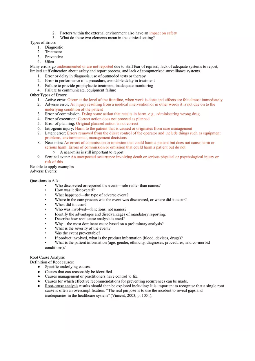 Nursing Exam Study Guide Chapters 6-16 - Page 18