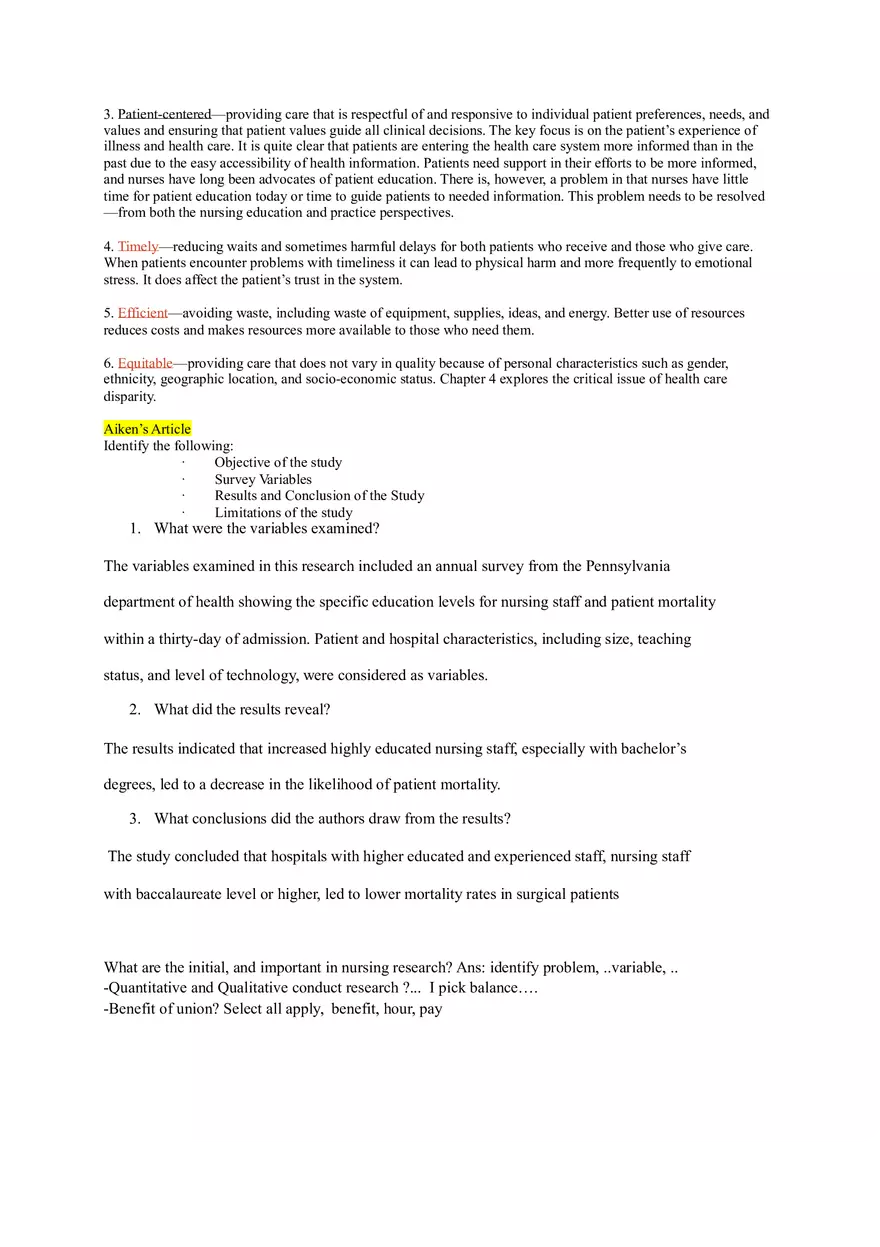 Nursing Exam Study Guide Chapters 6-16 - Page 3