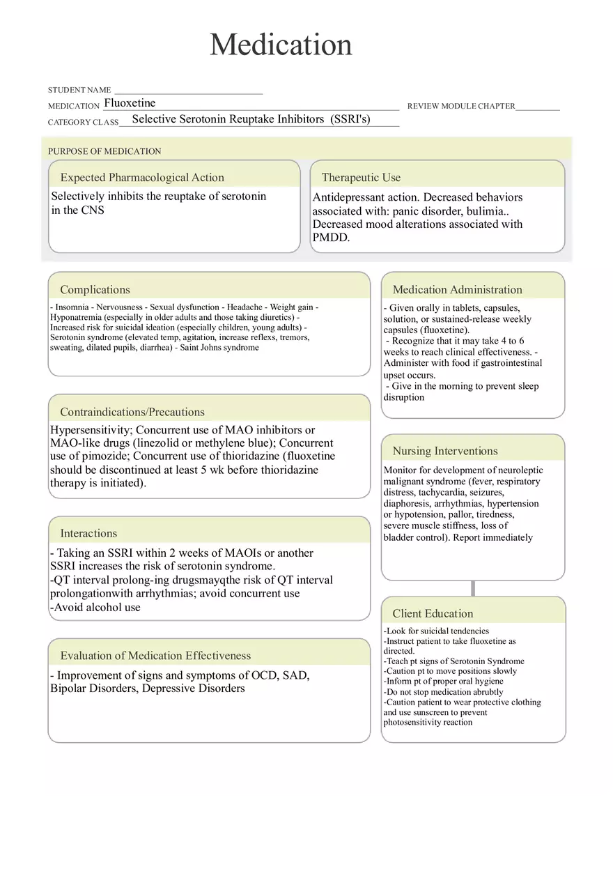 Fluoxetine - Page 1