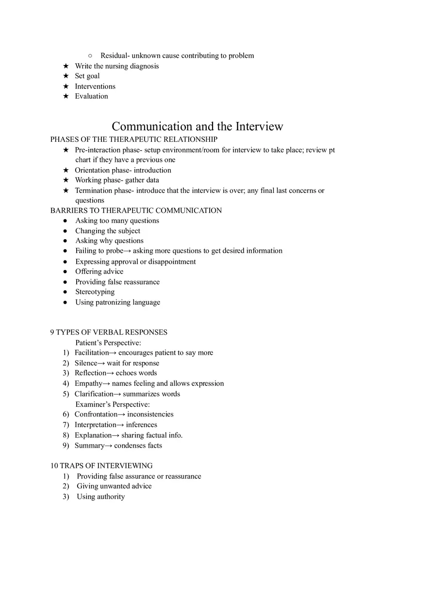 Foundations of Nursing Practice: Assessment and Communication - Page 3