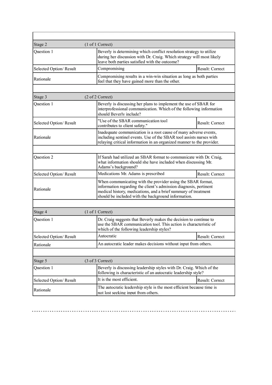Nurses Touch - The Leader Case 3 - Interprofessional Communication - Page 2
