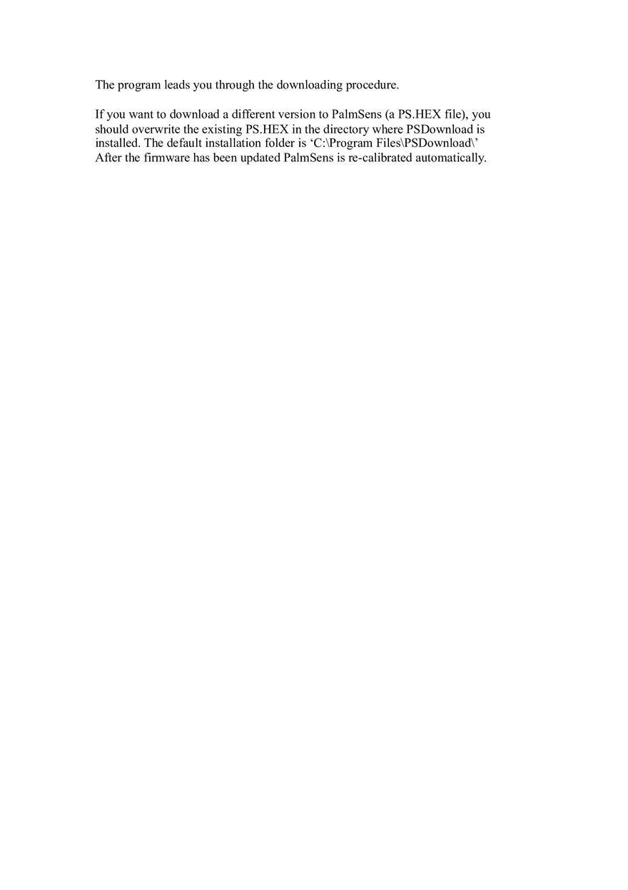 Palm Sens User Guide Chapter 3 - Page 7