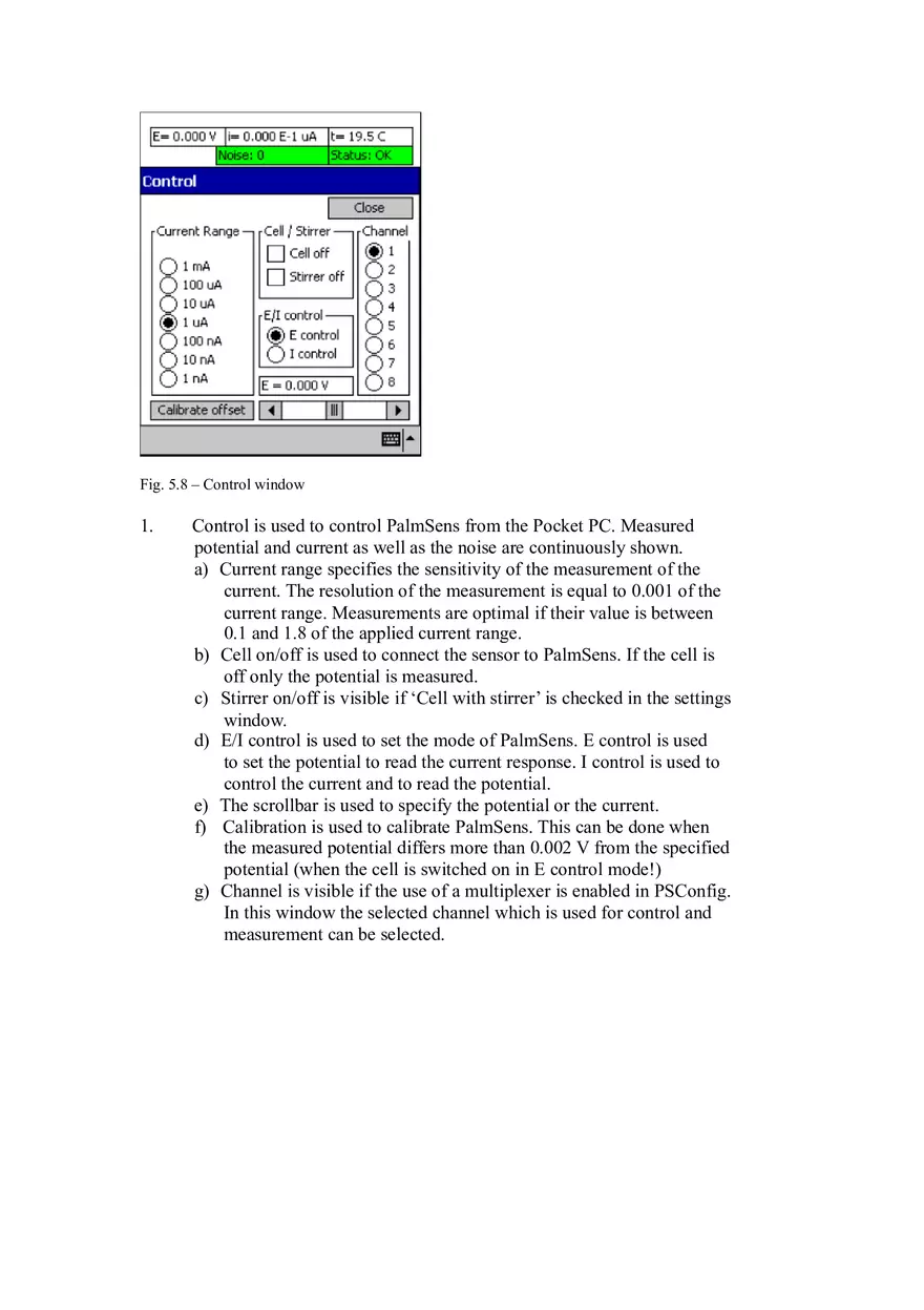 Palm Sens User Guide Chapter 2 - Page 4