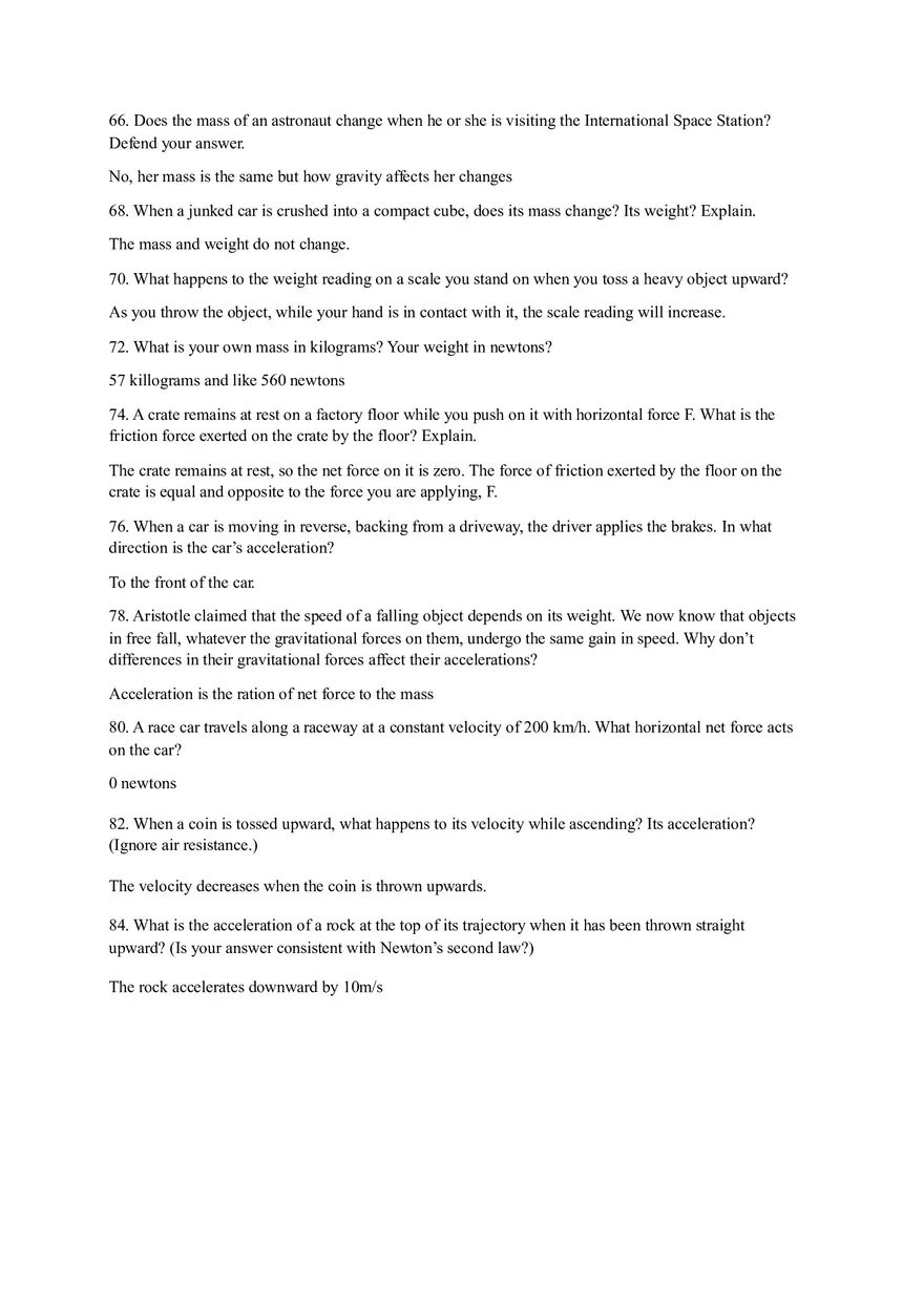 Physic Force Homework - Page 5