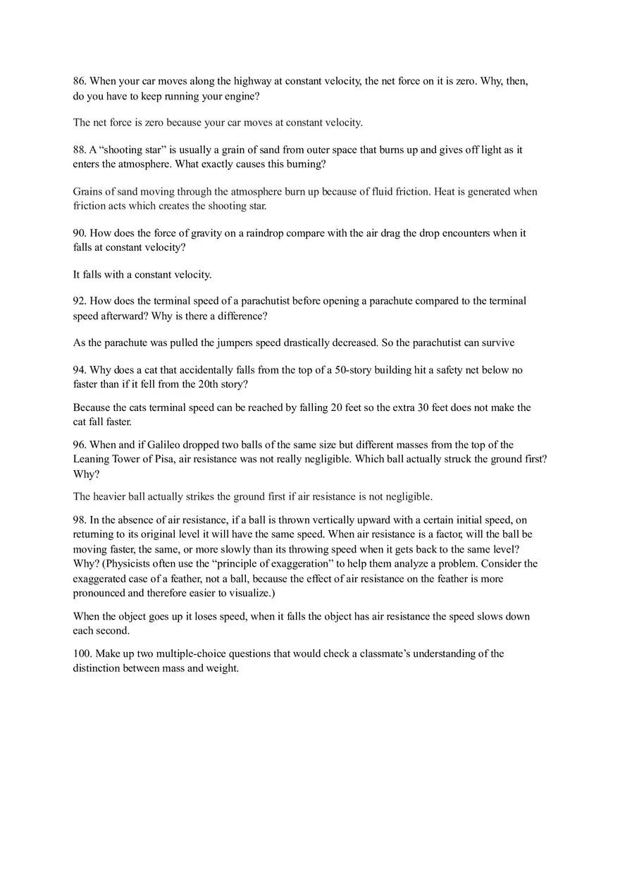 Physic Force Homework - Page 6