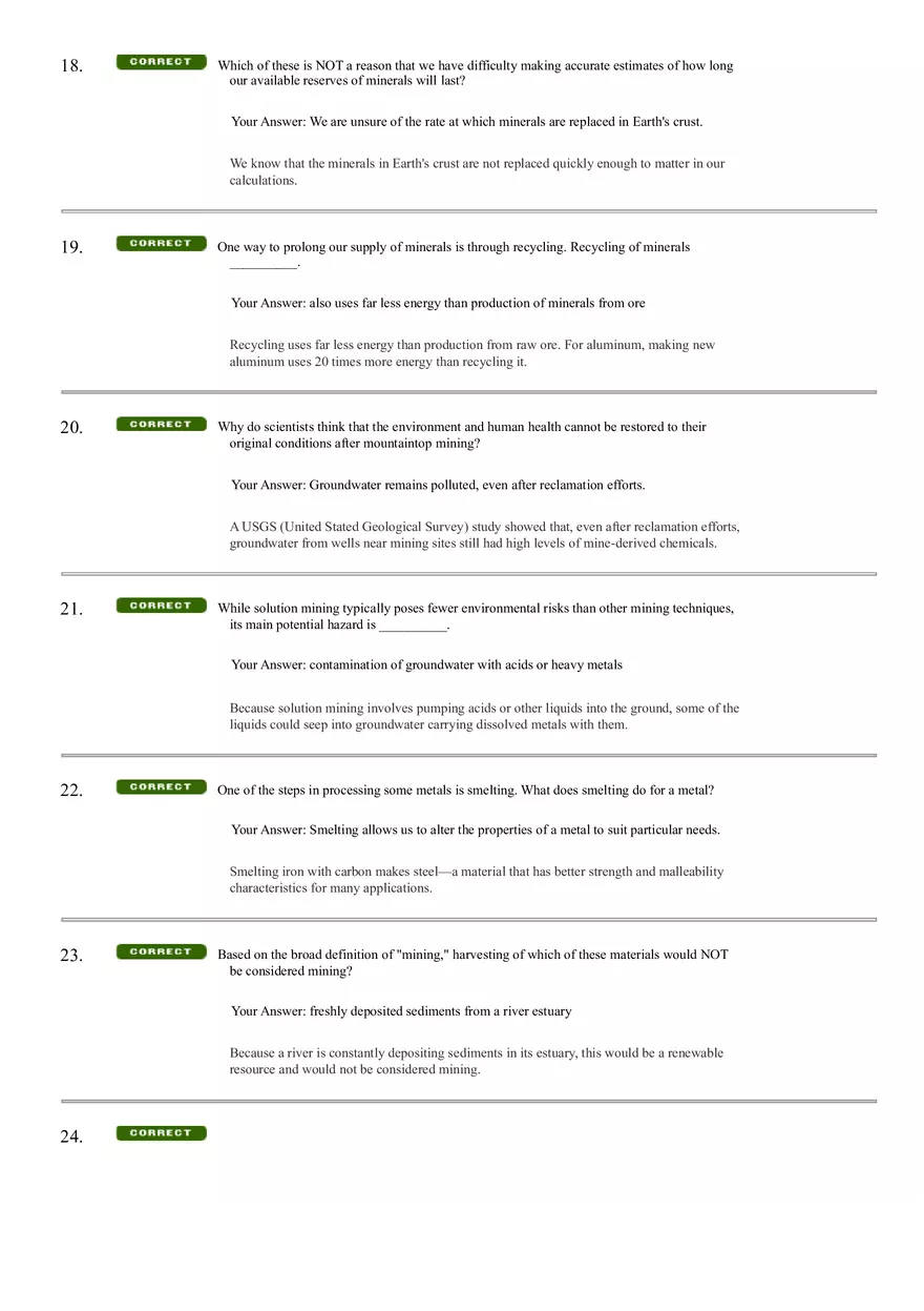 Environmental Science Chapter 23 Practice - Page 4