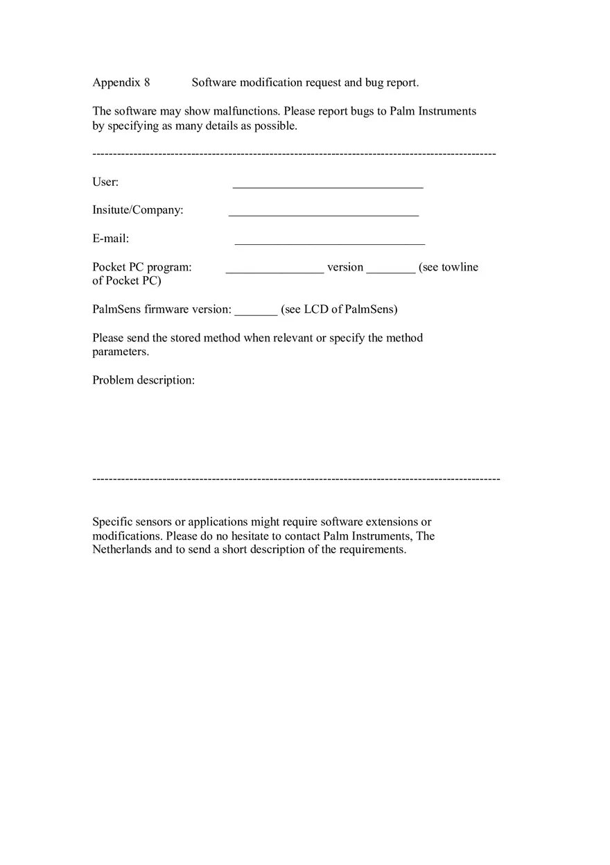 Palm Sens User Guide Chapter 4 - Page 9