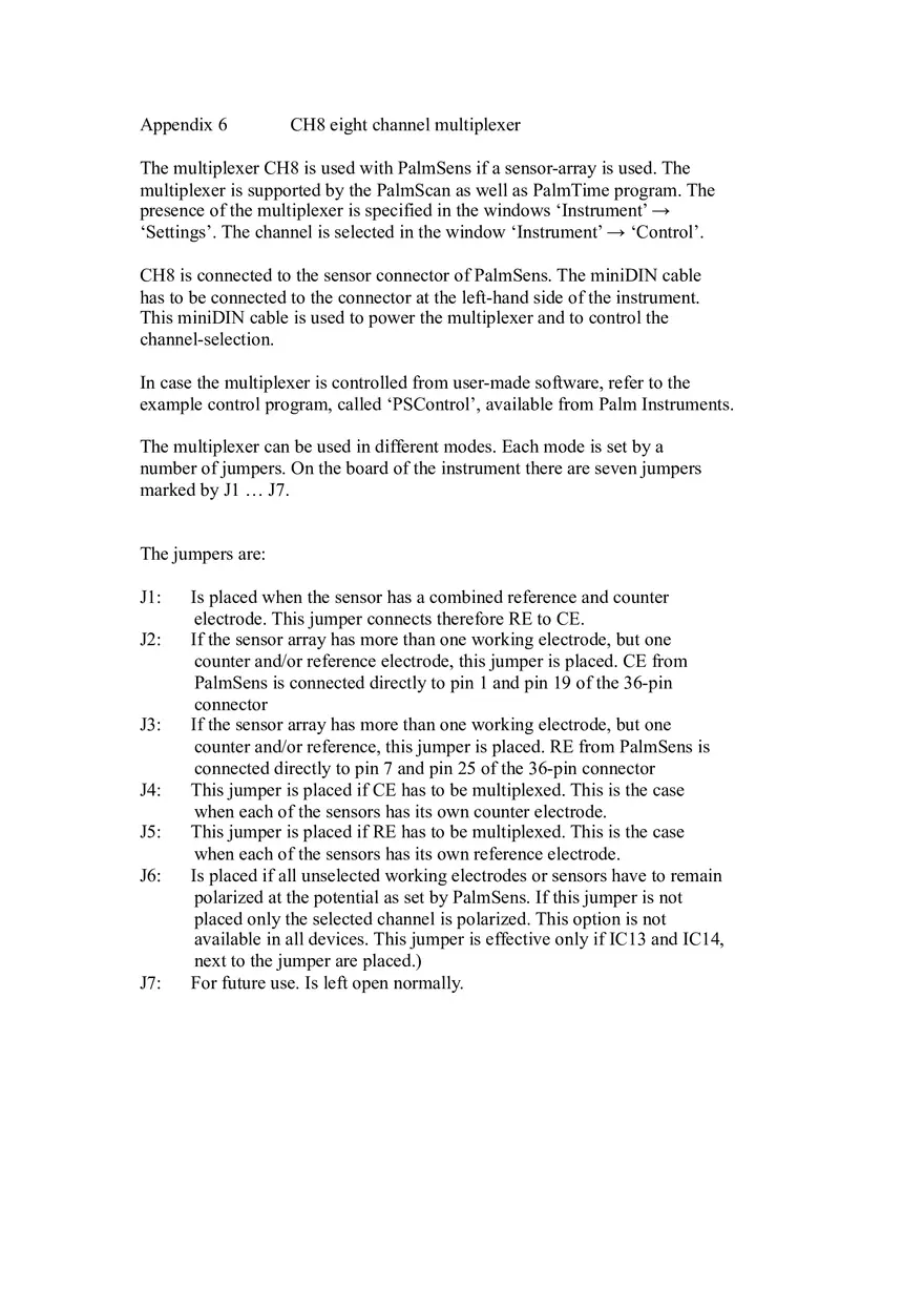 Palm Sens User Guide Chapter 4 - Page 2
