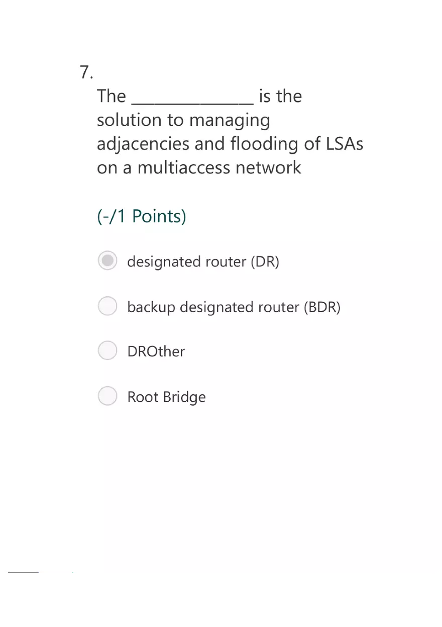 Hierarchical Routing in OSPF Answer Key Part 1 - Page 8