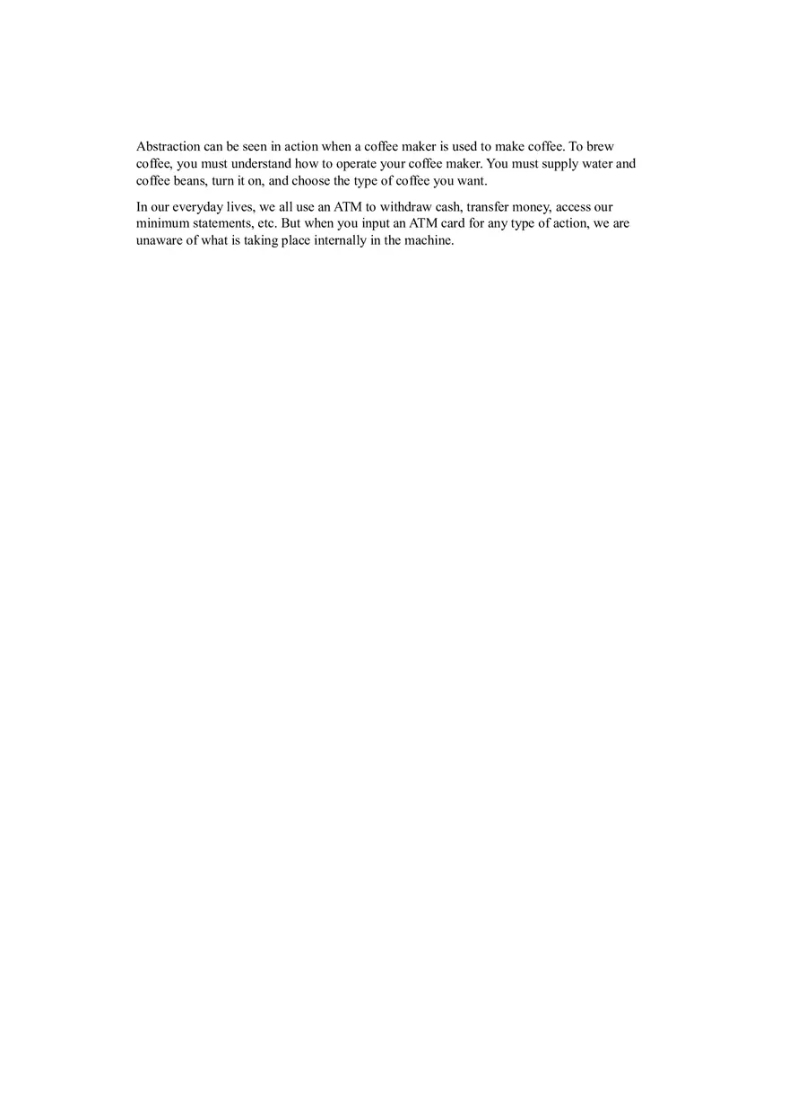 Examples of Abstraction in Real Life - Page 2