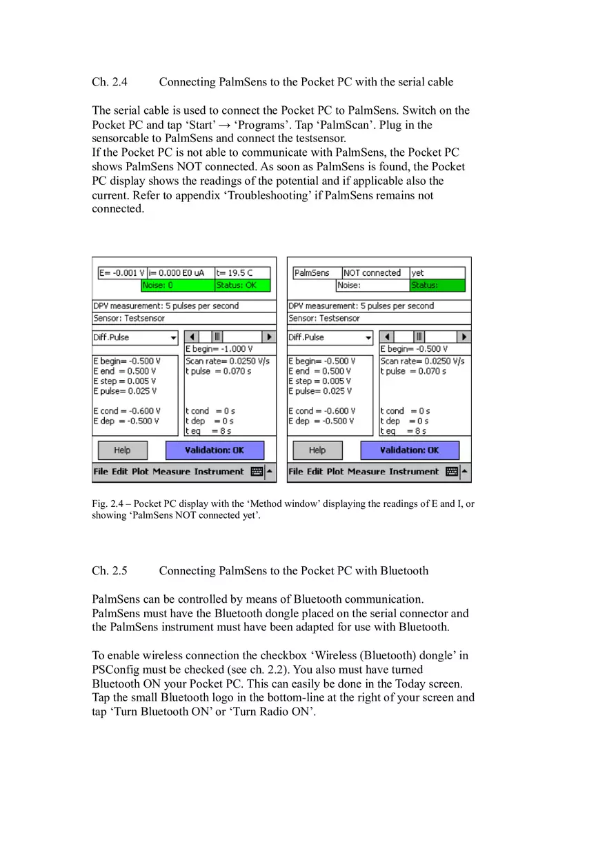 Palm Sens User Guide Chapter 1 - Page 5